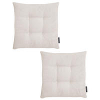 STUHLKISSEN 2er Set Inga - Naturfarben, Textil (35/35/5cm) - Magma Heimtexx