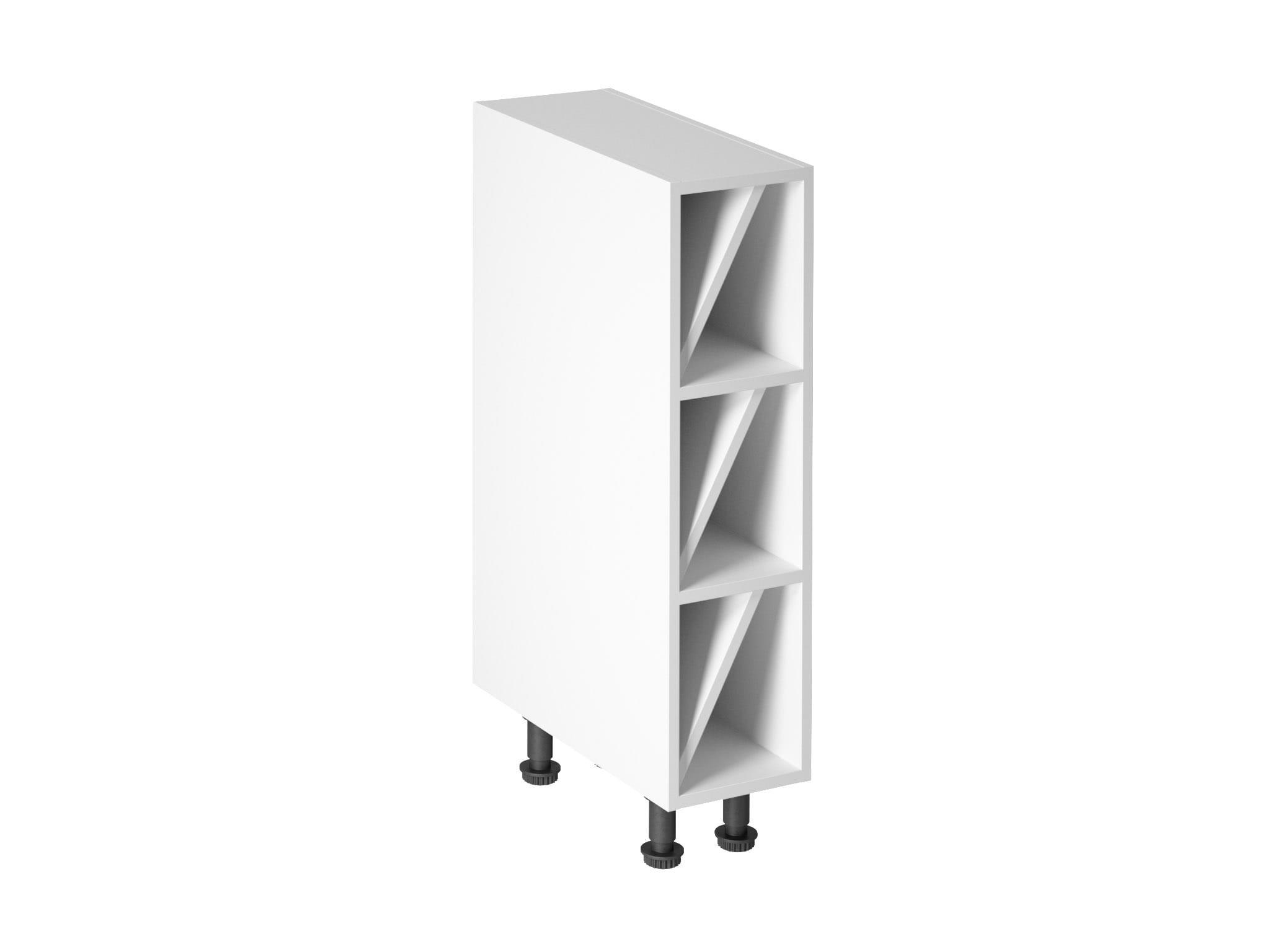 Royal24_Markt Unterschrank Weiß 20x82x45 cm
