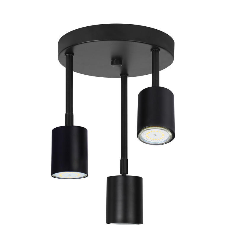 DECKENLEUCHTE Magnuson 19/19/28.5cm - Schwarz, Metall (19/19/28.5cm) - Nettlife