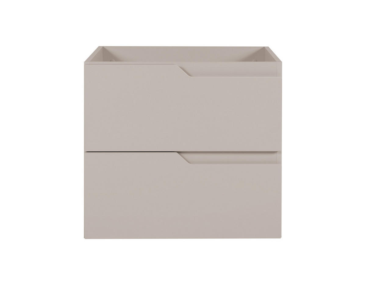 BADEZIMMERSCHRANK: Kaschmir, 140 (2 x 60 + 20) x 46 x 58 cm - Kaschmir, Holzwerkstoff (140/58/46cm) - 3XE LIVING