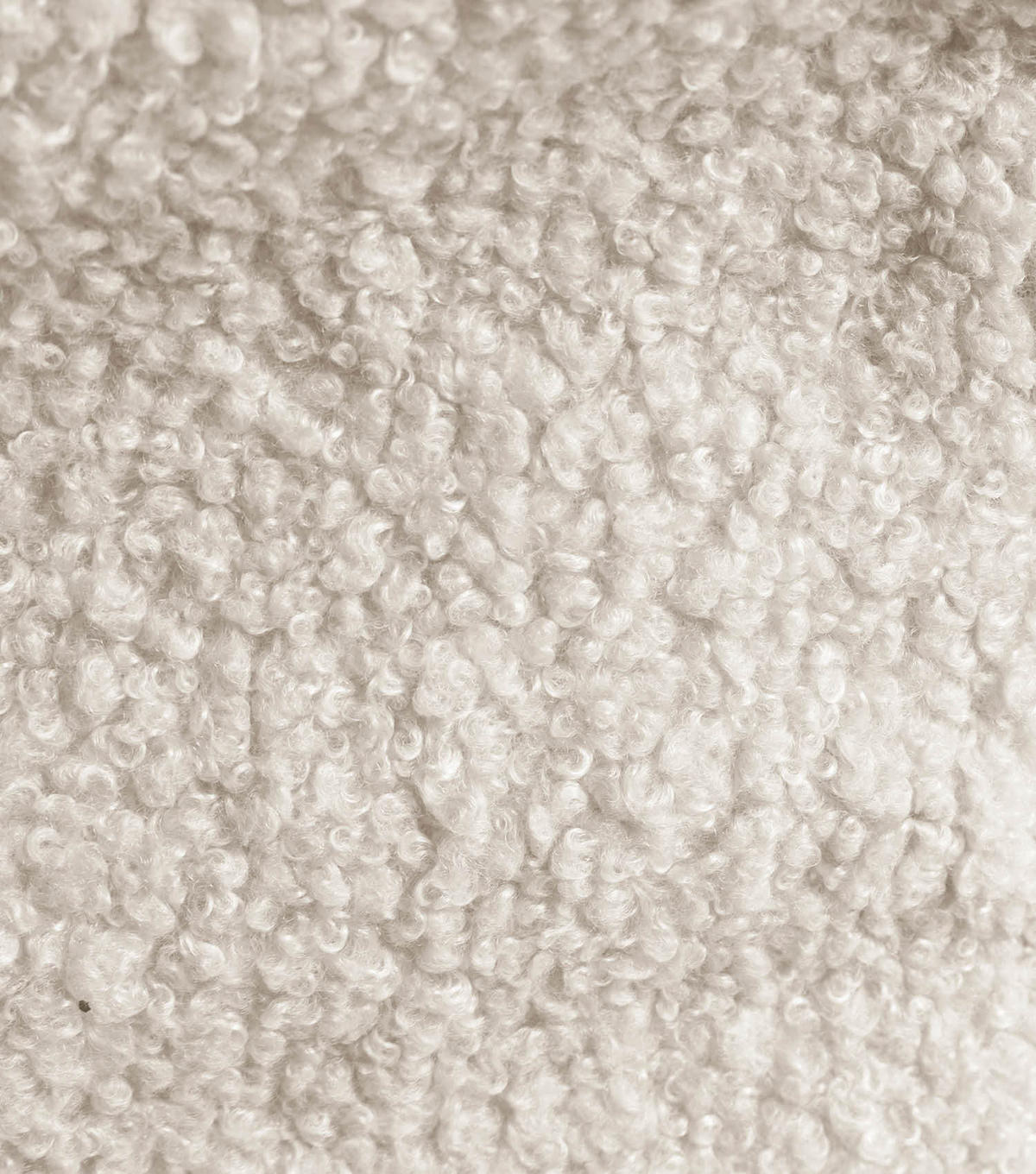 POUF Bouclé Block - Beige, Textil (55/65/35cm) - Mokebo