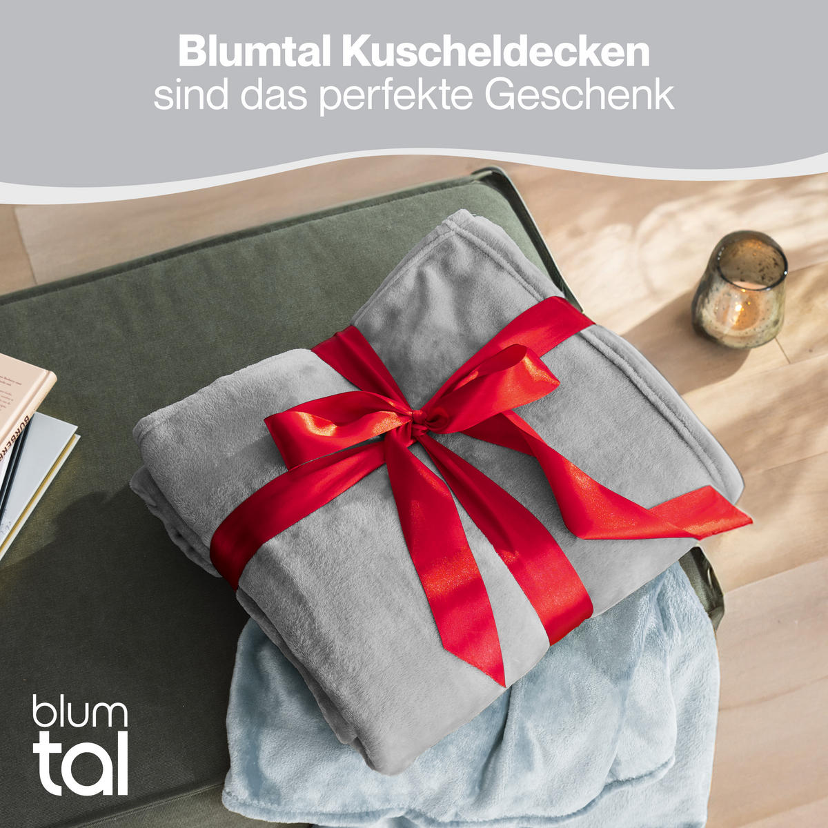 KUSCHELDECKE Anton 130/150 cm, Grau - Grau, Textil (130/150cm) - Blumtal