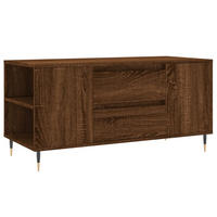 COUCHTISCH Braun Eichen-Optik 102x44,5x50 cm Holzwerkstoff - Braun, Holzwerkstoff (102/44.5/50cm) - furnicato