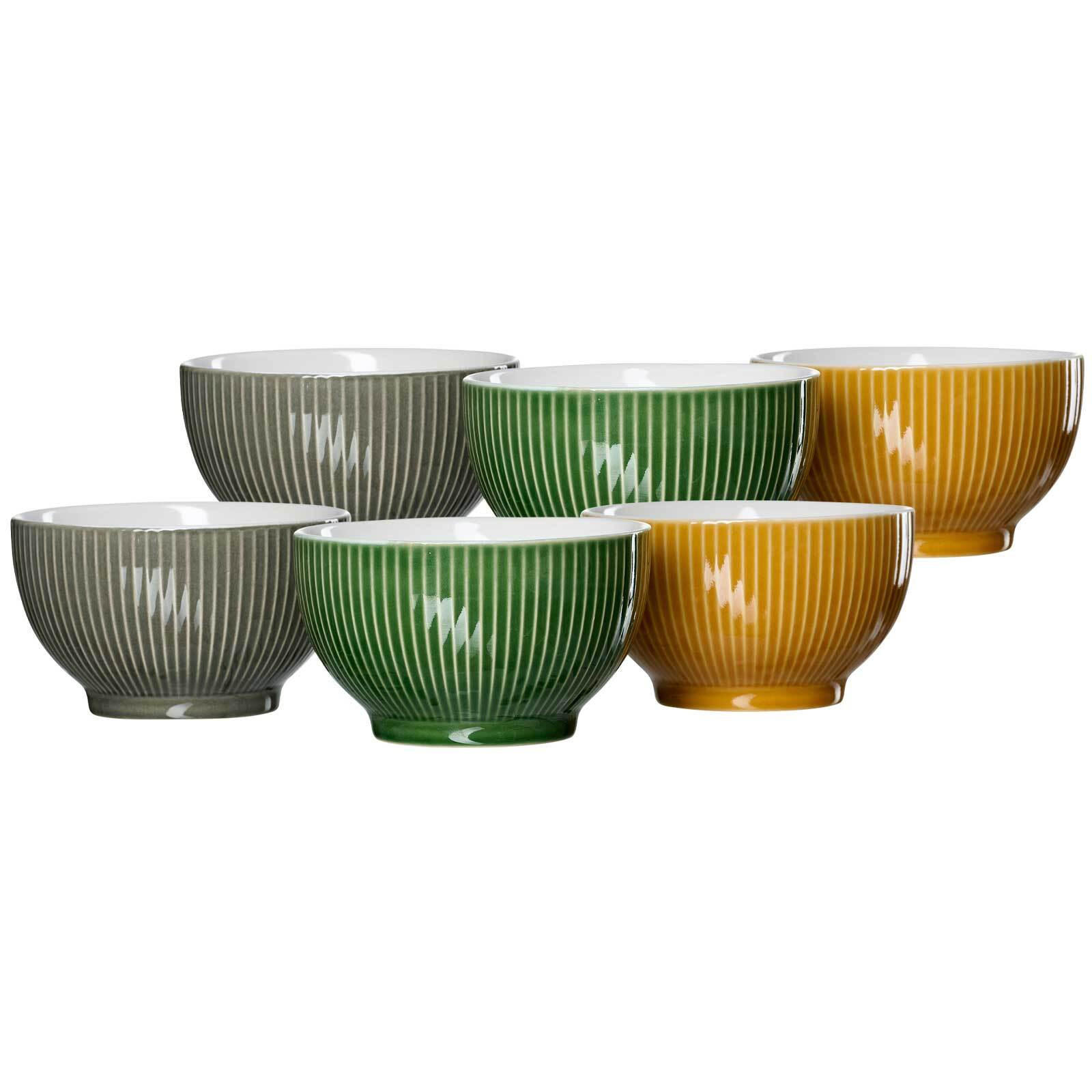 MÜSLISCHALEN Umea bunt ø 14 cm 6er Set - Multicolor, Keramik (14cm) - Ritzenhoff Breker