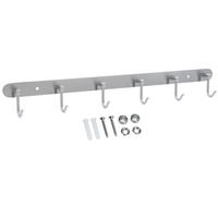 GARDEROBENLEISTE 46.1/5.5/5.5 cm - Silberfarben, Metall (5.5/5.5/46cm) - Intirilife