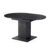 ESSTISCH WIM 100-140/100/74 cm - Anthrazit/Schwarz, Holzwerkstoff (100/100/74cm) - B&D Home