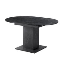 ESSTISCH WIM 100-140/100/74 cm - Anthrazit/Schwarz, Holzwerkstoff (100/100/74cm) - B&D Home
