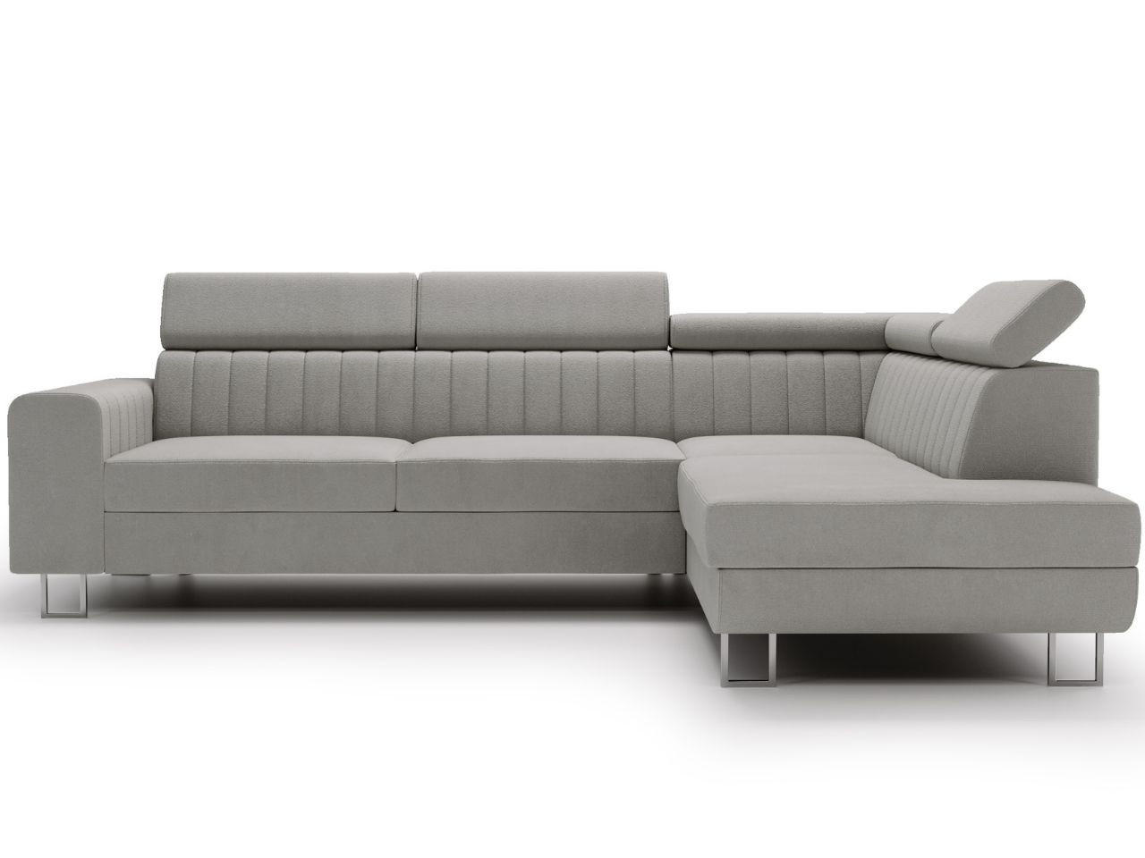 Graingold Ecksofa Grau 255x190 cm