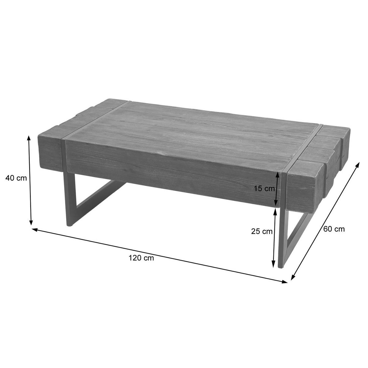 TV-RACK Braun - Braun, Holz (120/40/60cm) - MCW