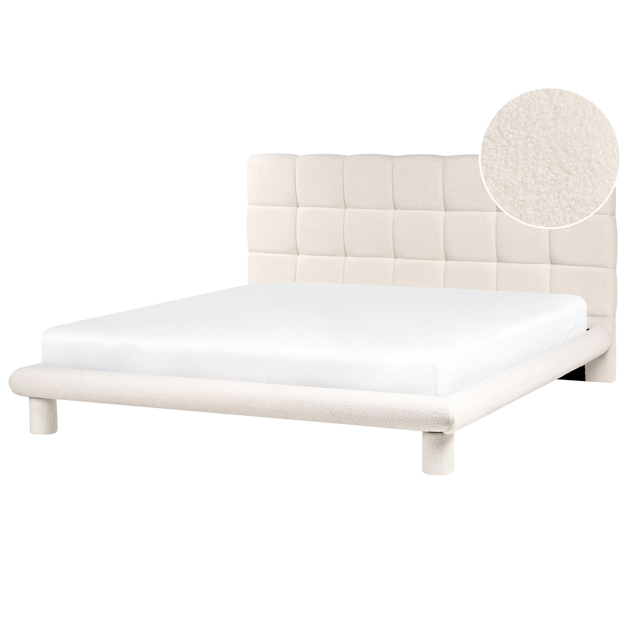 PAT cu somieră 180/200 cm alb crem Cressat