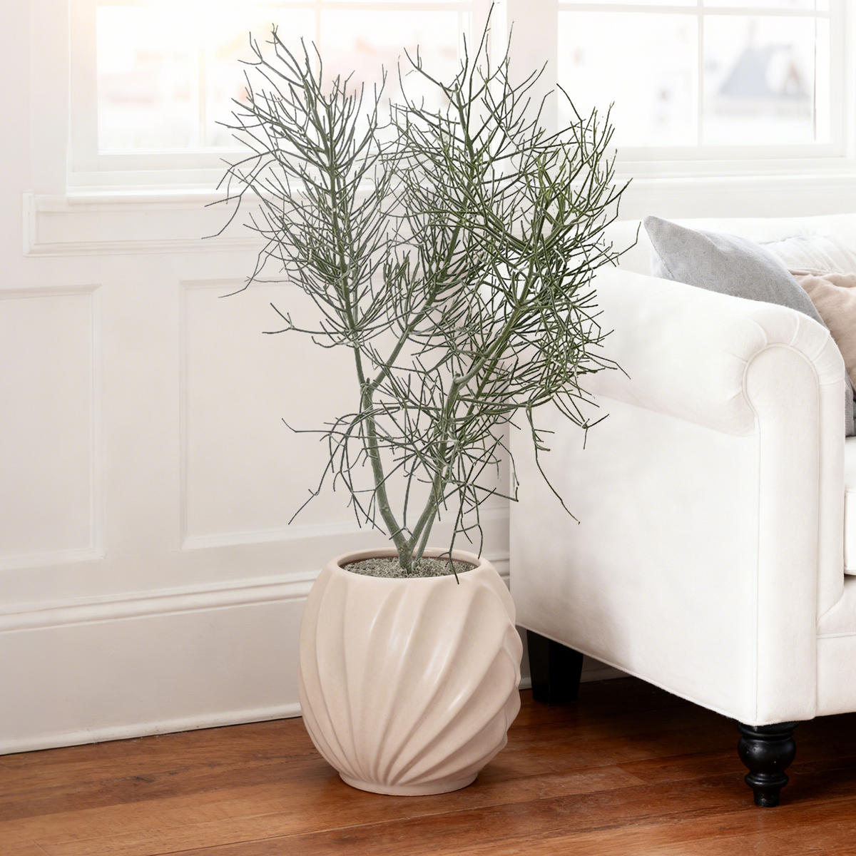 KERAMIK-BLUMENTOPF hellrosa, Ø 31 × H 32 cm - Rosa, Keramik (31.8cm) - Hometopia