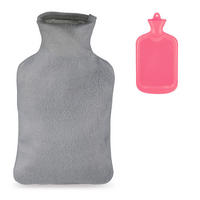 WÄRMFLASCHE - Multicolor, Kunststoff/Textil (18/33.5/4cm) - Relaxdays