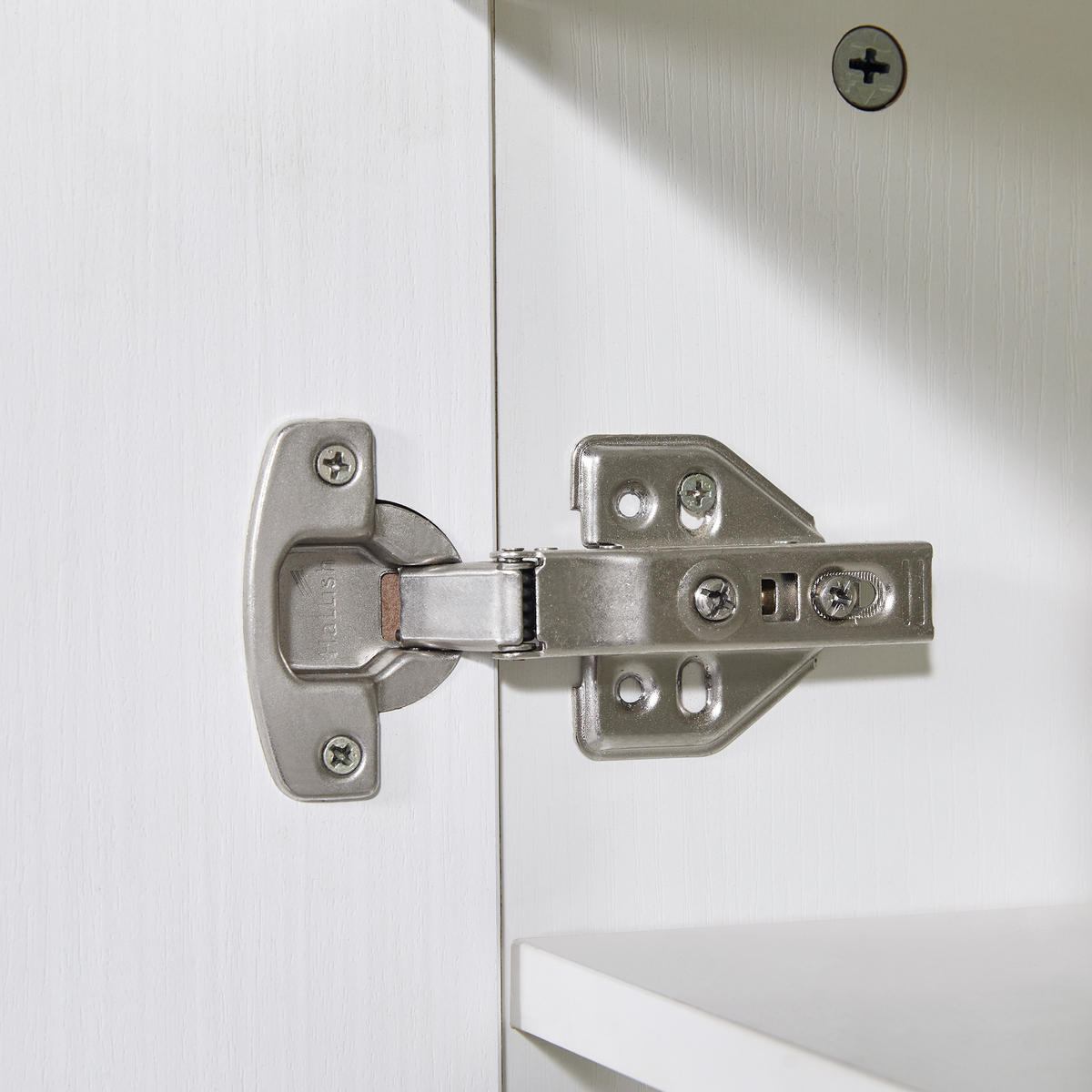 BARTISCH White - Weiß, Holz (50/94/118cm) - Urban Meuble