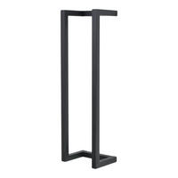 HANDTUCHSTÄNDER Fester Schwarz - Schwarz, Metall (20/67/15cm) - LOFT42