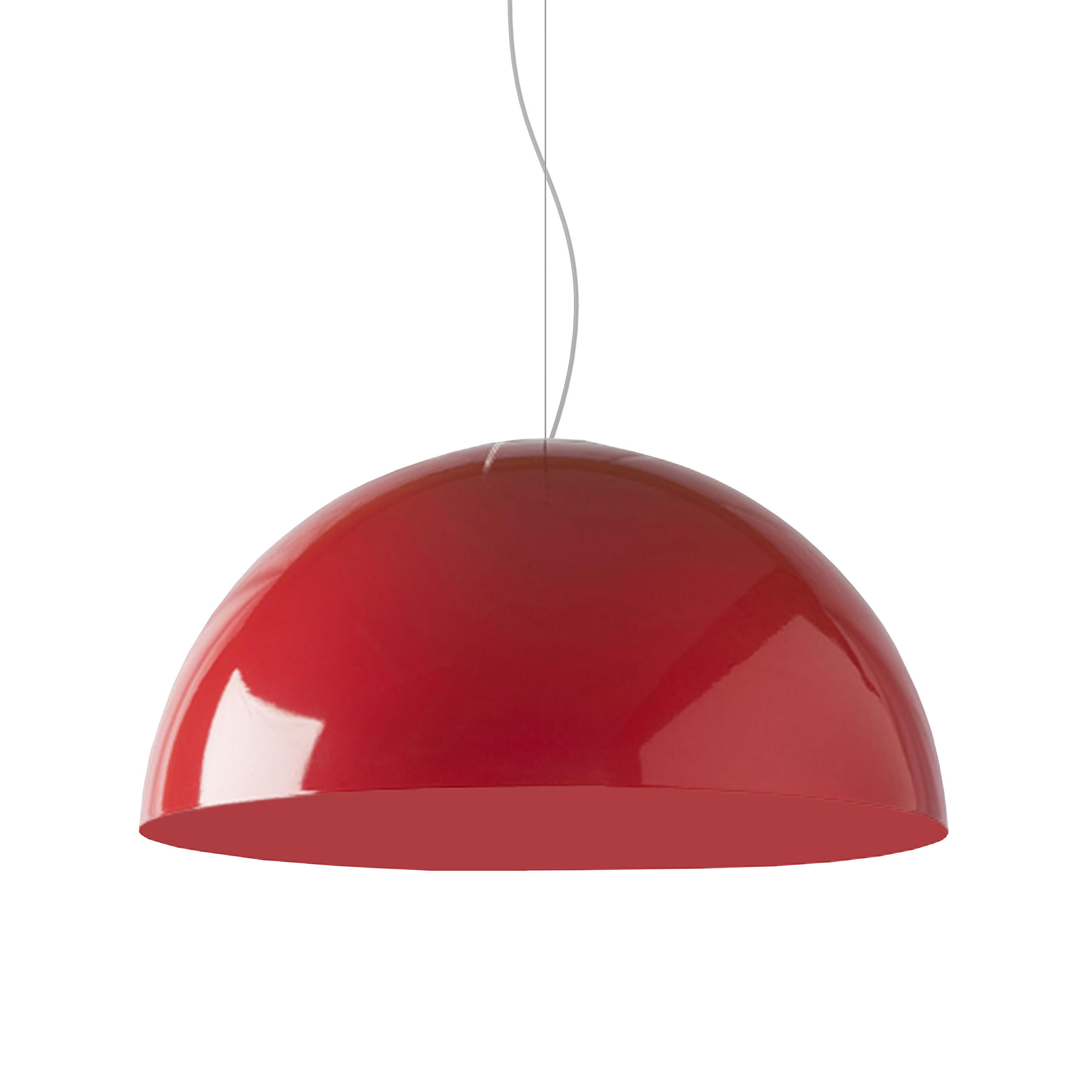 HÄNGELEUCHTE - Rot, Metall (60/60/30cm) - Lumicom