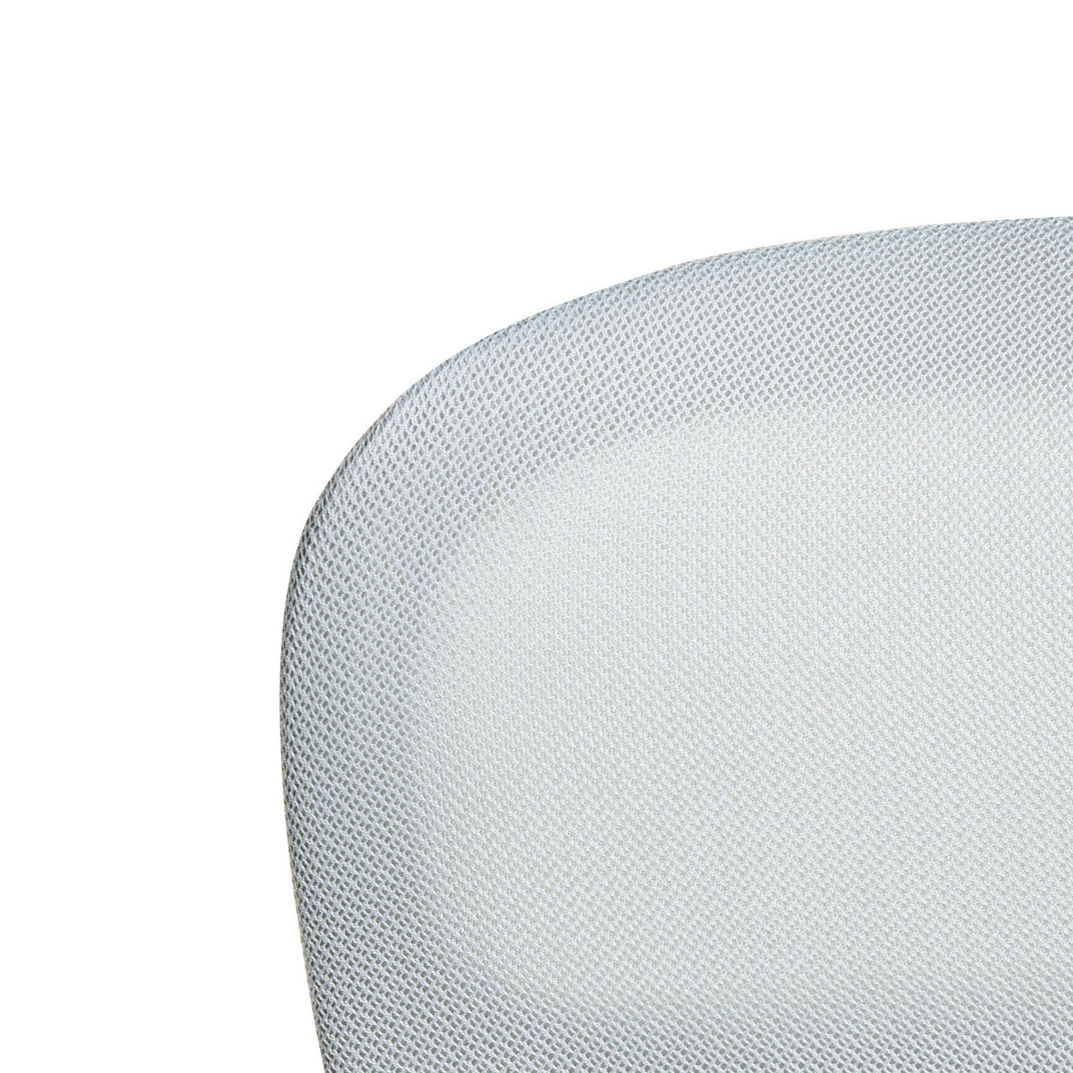 BÜROSTUHL Stoff Hellgrau Nexel - Grau, Textil (60/122/60cm) - Beliani