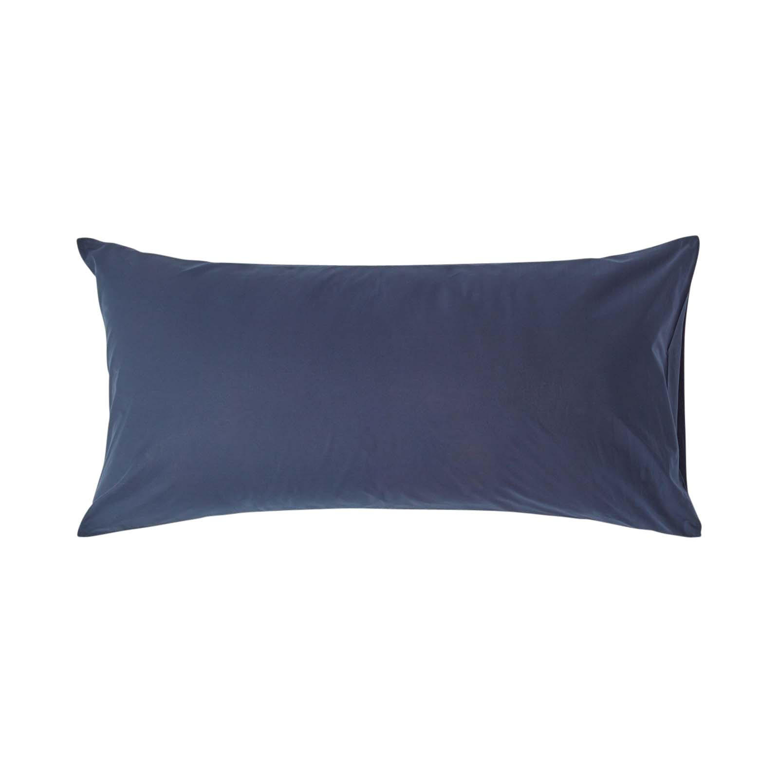 KISSENBEZUG Perkal, Ägyptische Baumwolle, Fadendichte 200 - Dunkelblau, Textil (50/90cm) - Homescapes