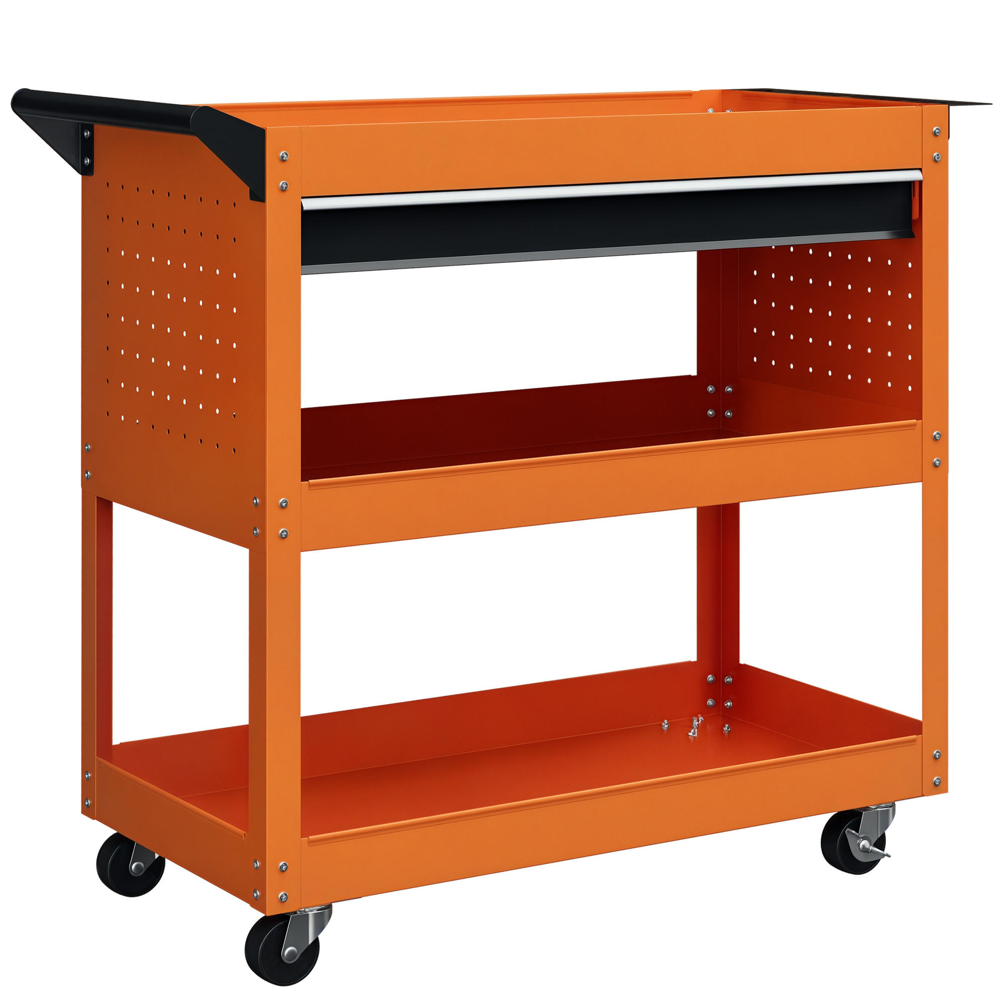 Forious Werkzeugwagen Mehrfarbig 35x76x82 cm
