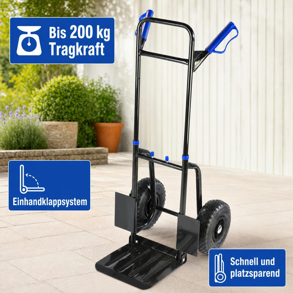 SACKKARRE kompakt - Schwarz, Metall (7.4/4.3/2.2cm) - Westfalia