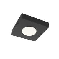 DECKENLEUCHTE - Schwarz, Metall (15/15/4cm) - Lumicom