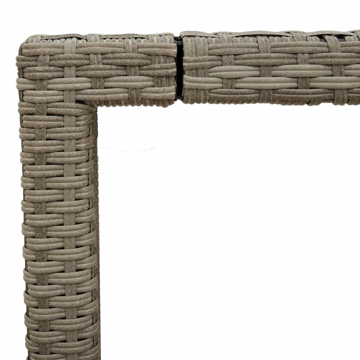GARTENTISCH Tischund 90/75/190 cm - Grau, Naturmaterialien (190/90/75cm) - ZMH