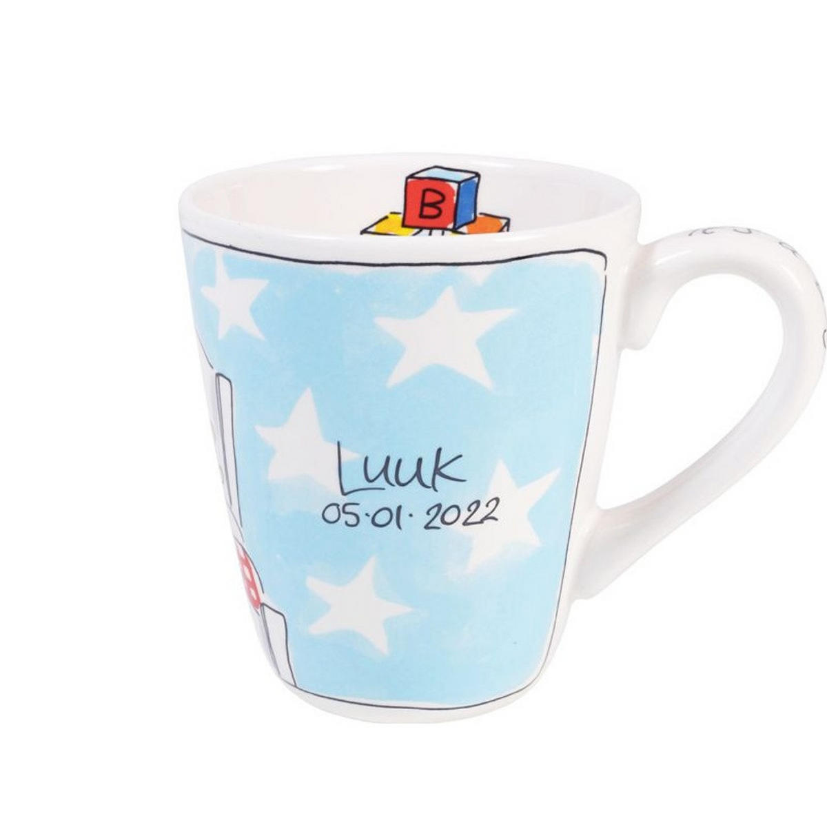 BECHER Es ist ein Junge in Bunt - 350 ml - Multicolor, Keramik (0.35L) - Blond Amsterdam