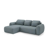 ECKSOFA Gaston Mit Schlaffunktion - Anthrazit, Holzwerkstoff/Textil (304/190cm) - Fun Möbel