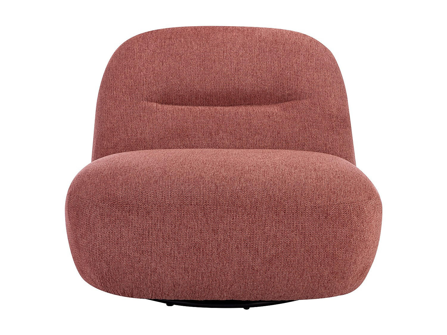 SESSEL mit gerader Rückenlehne - 1 Person - Stoff - Terracotta - - Terracotta, Textil (82/73/84cm) - Vente-Unique