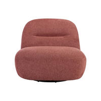 SESSEL mit gerader Rückenlehne - 1 Person - Stoff - Terracotta - - Terracotta, Textil (82/73/84cm) - Vente-Unique