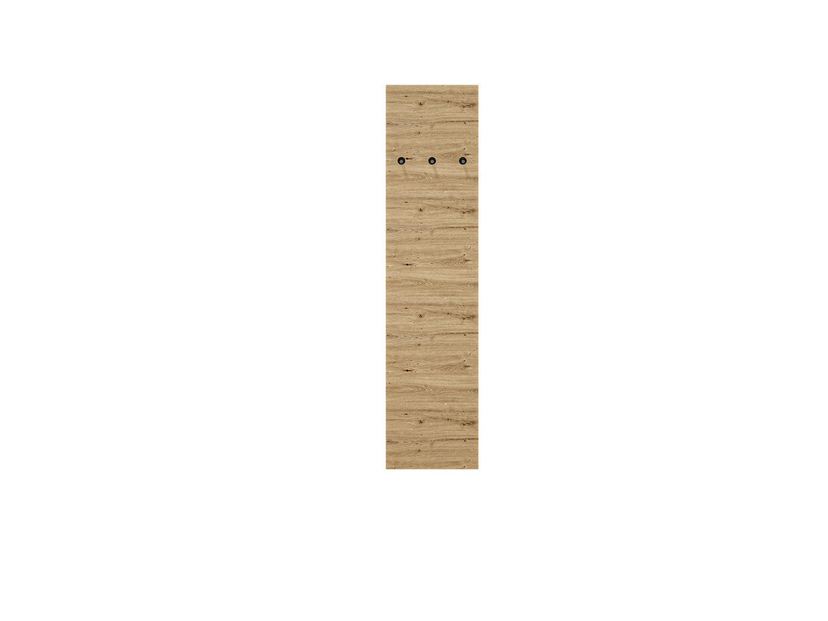 WANDGARDEROBE – 35 cm – Nevio – Eichefarben - Eichefarben, Holzwerkstoff (35/145/2cm) - hi-markt
