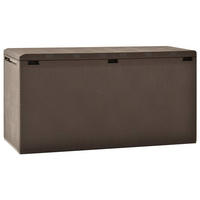 GARTENBOX Braun 114x47x60 cm - Braun, Kunststoff (114/60/47cm) - furnicato