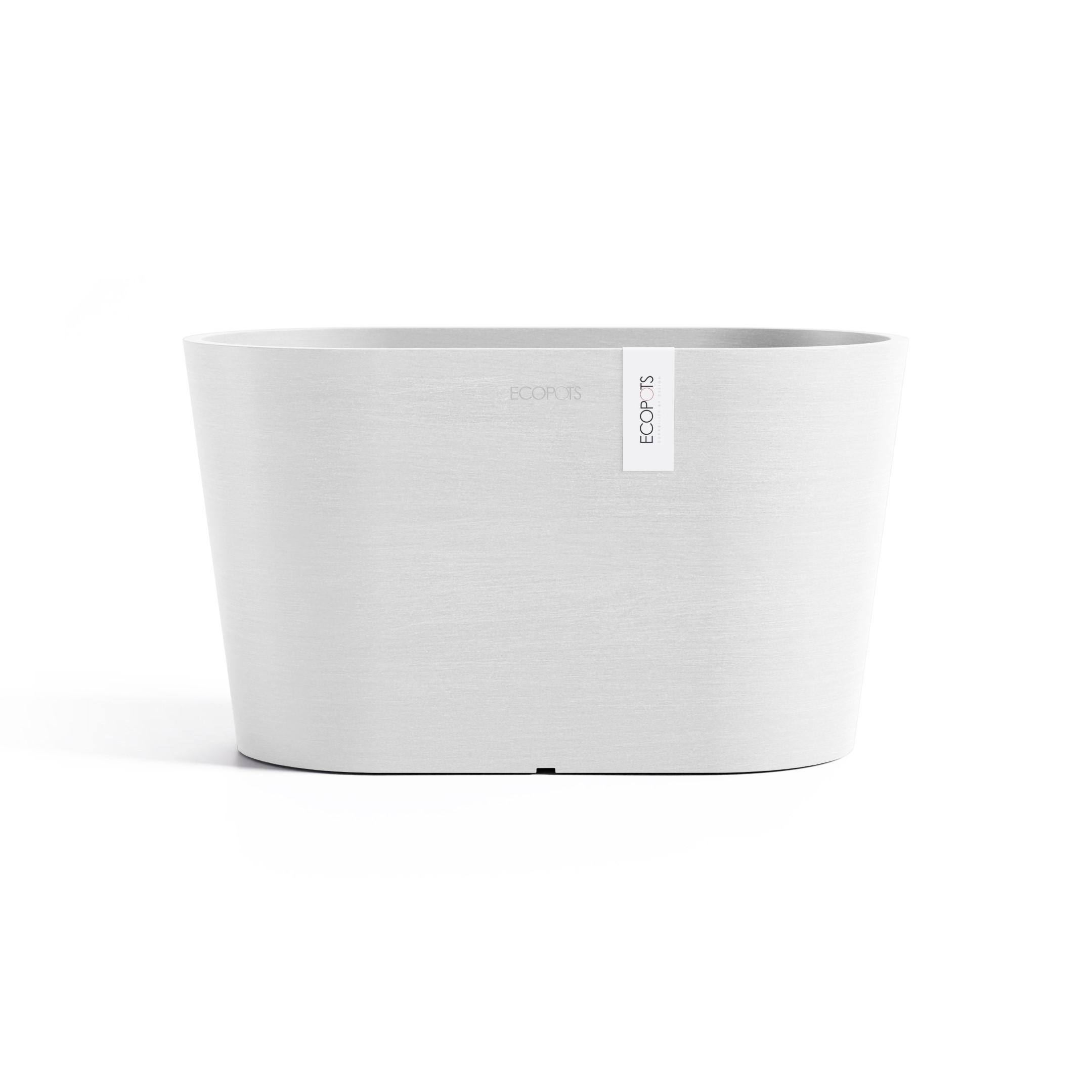 Ecopots BLUMENTOPF Tokyo 30/17/17 cm Weiß jetzt nur online ➤