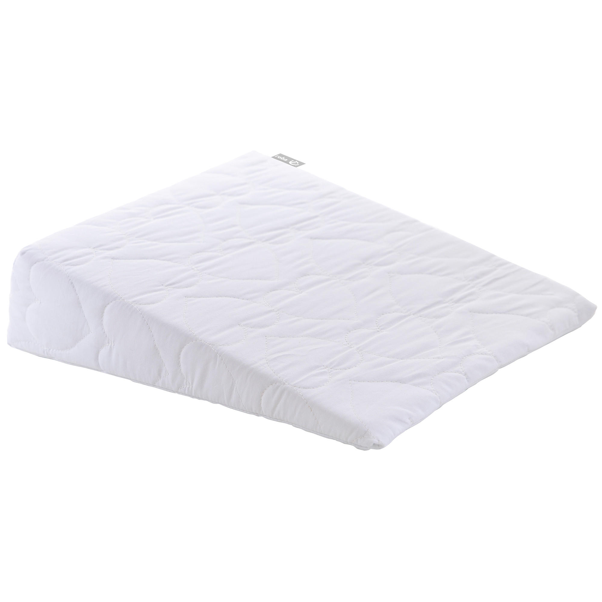 KEILKISSEN 30 x 35 cm - Höhe 8,5cm - Weiß, Textil (35/30cm) - Roba