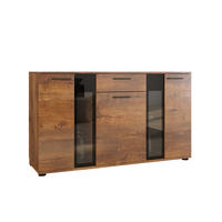 SIDEBOARD CERES LED - Dunkelbraun, Holzwerkstoff (140/80/40cm) - Meblini