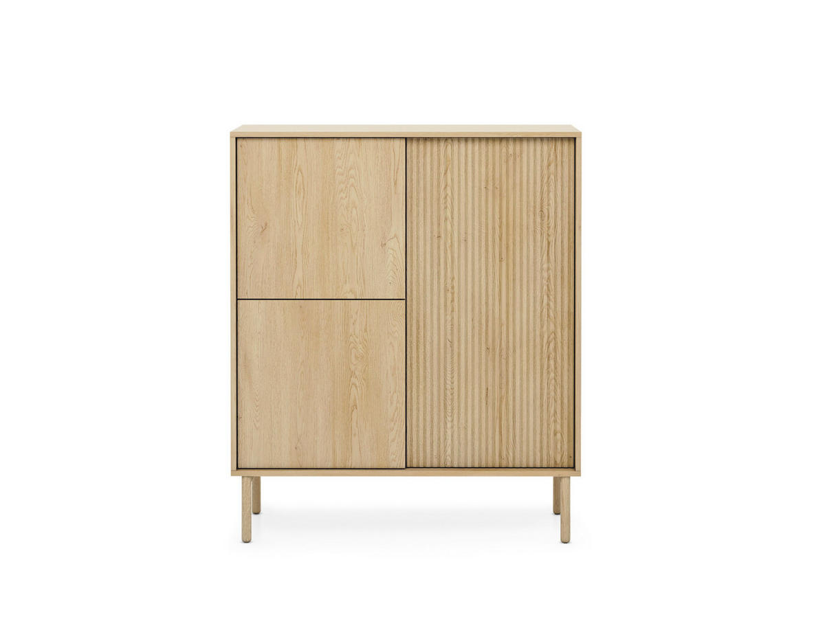 KOMMODE: Eiche Cremona, 103,5 x 121,8 x 39,5 cm - Beige, Holzwerkstoff (103.5/121.8/39.5cm) - 3XE LIVING