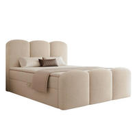 BOXBETT 140x200 VELIA Beige - Beige, Holzwerkstoff/Textil (140/200cm) - Compleo24