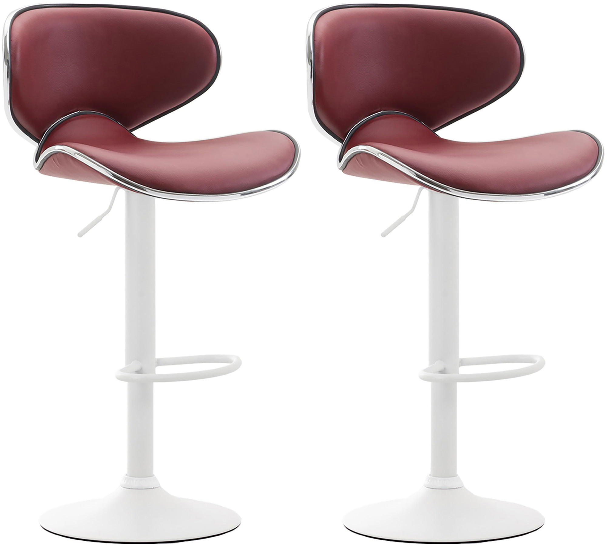 CLP Barhocker Bordeaux 46x88x49 cm