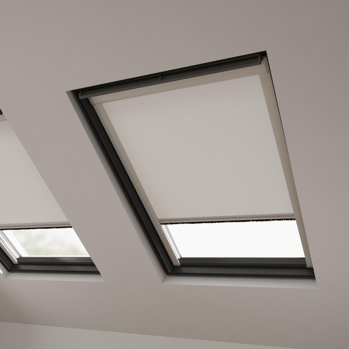 DACHFENSTERROLLO Cocoon Größe: MK04 - Weiß, Textil (61/80/5cm) - Cocoon Home Concepts