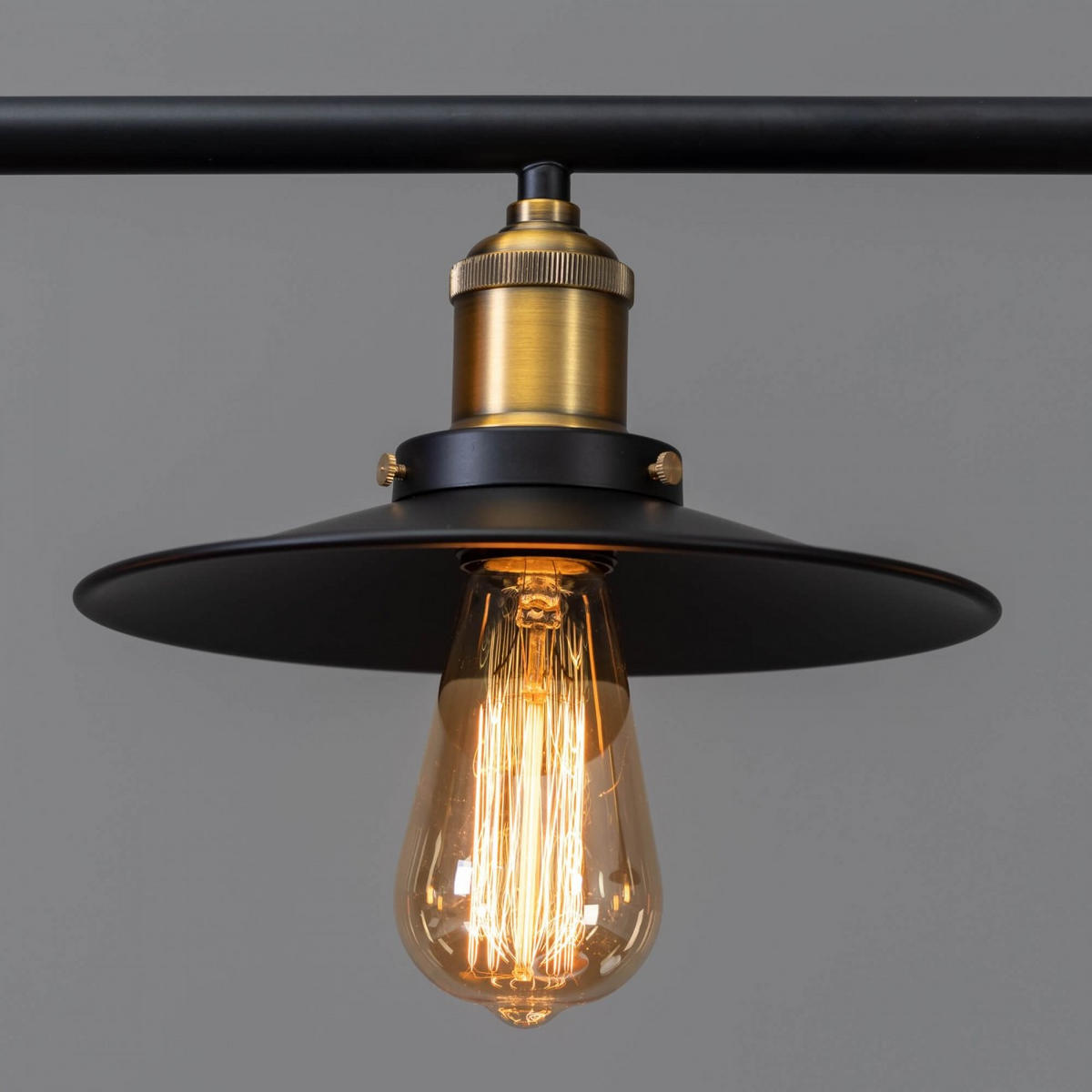 HÄNGELEUCHTE Piattino, Schwarz, 150cm - Schwarz, Metall (88/22/150cm) - KOSILUM