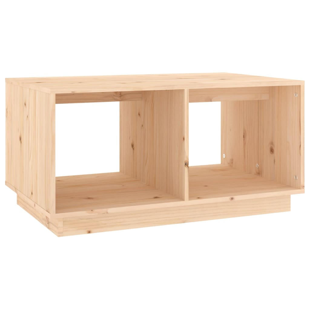 COUCHTISCH 80x50x40 cm Massivholz Kiefer - Braun, Holz (80/50/40cm) - furnicato