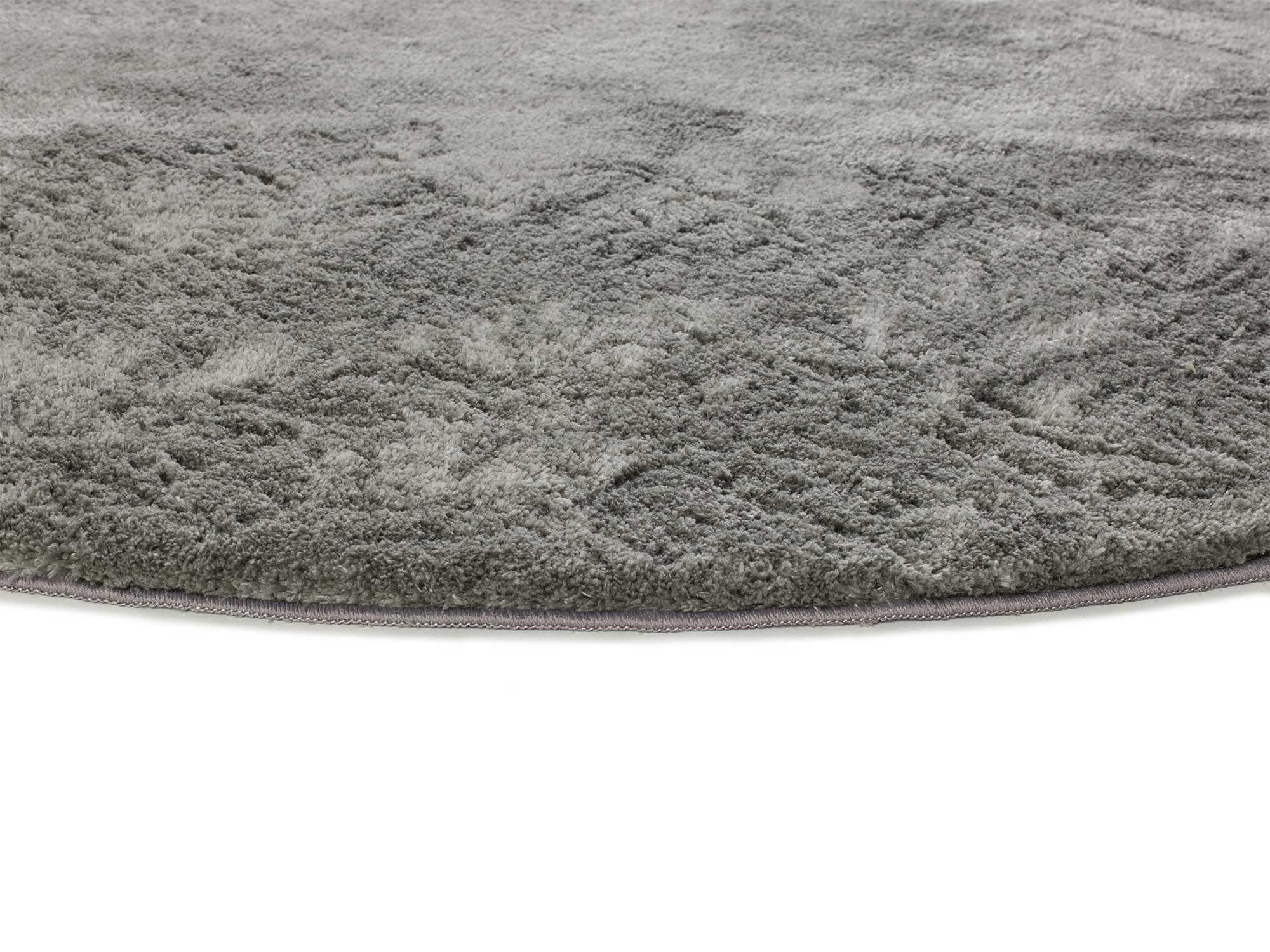 HOCHFLORTEPPICH Anthrazit Roma 120/120 cm - Anthrazit, Kunststoff/Textil (120/120cm) - Atticgo