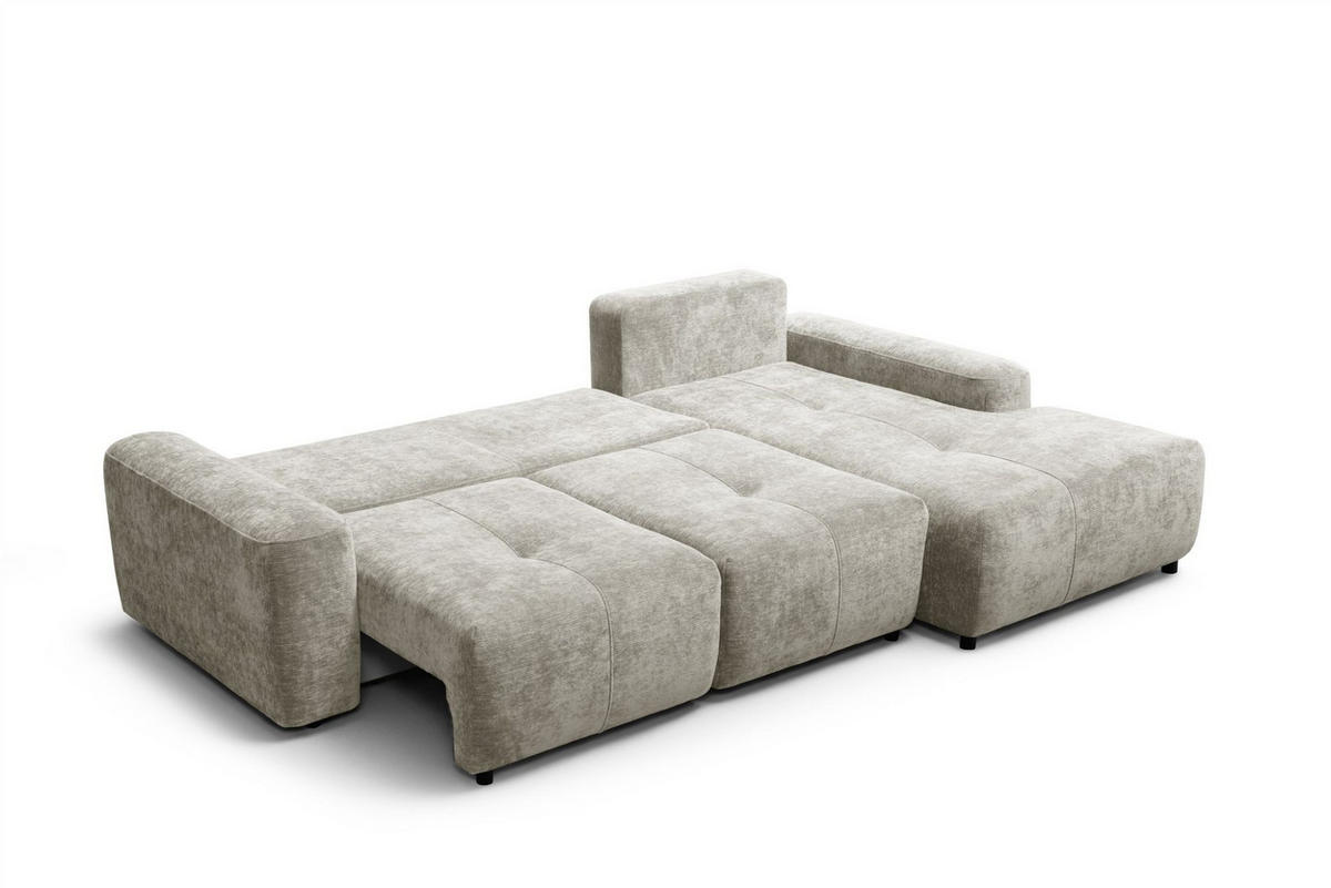 ECKSOFA Argos In Vibe - Beige, Holzwerkstoff/Textil (267/170cm) - Fun Möbel