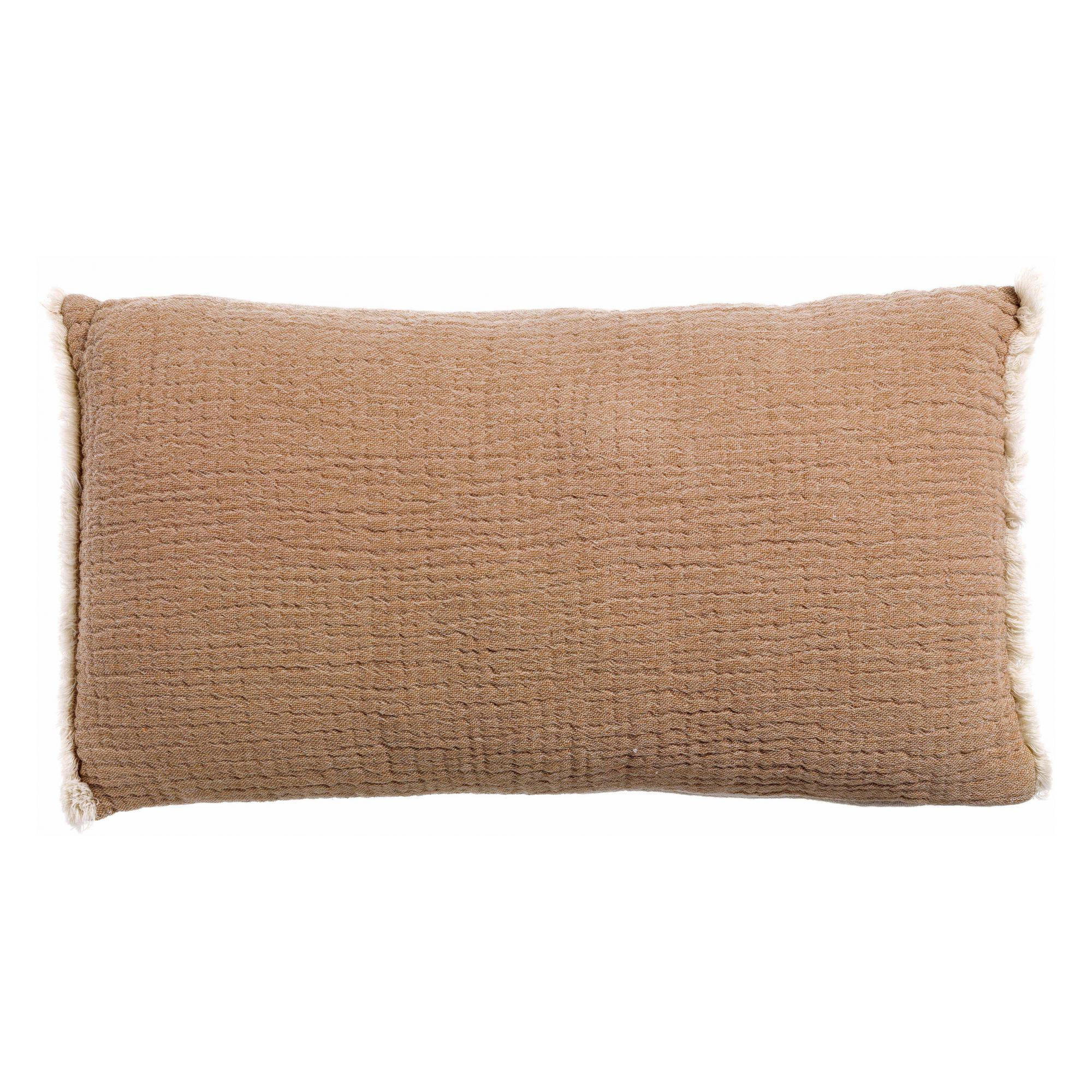 KISSEN Emilio kupferbraun 30 x 50 cm - Dunkelorange, Textil (30/50cm) - Vivaraise