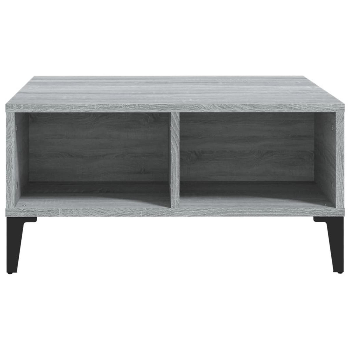 COUCHTISCH Grau Sonoma 60x60x30 cm Holzwerkstoff - Grau, Holzwerkstoff (60/60/30cm) - furnicato