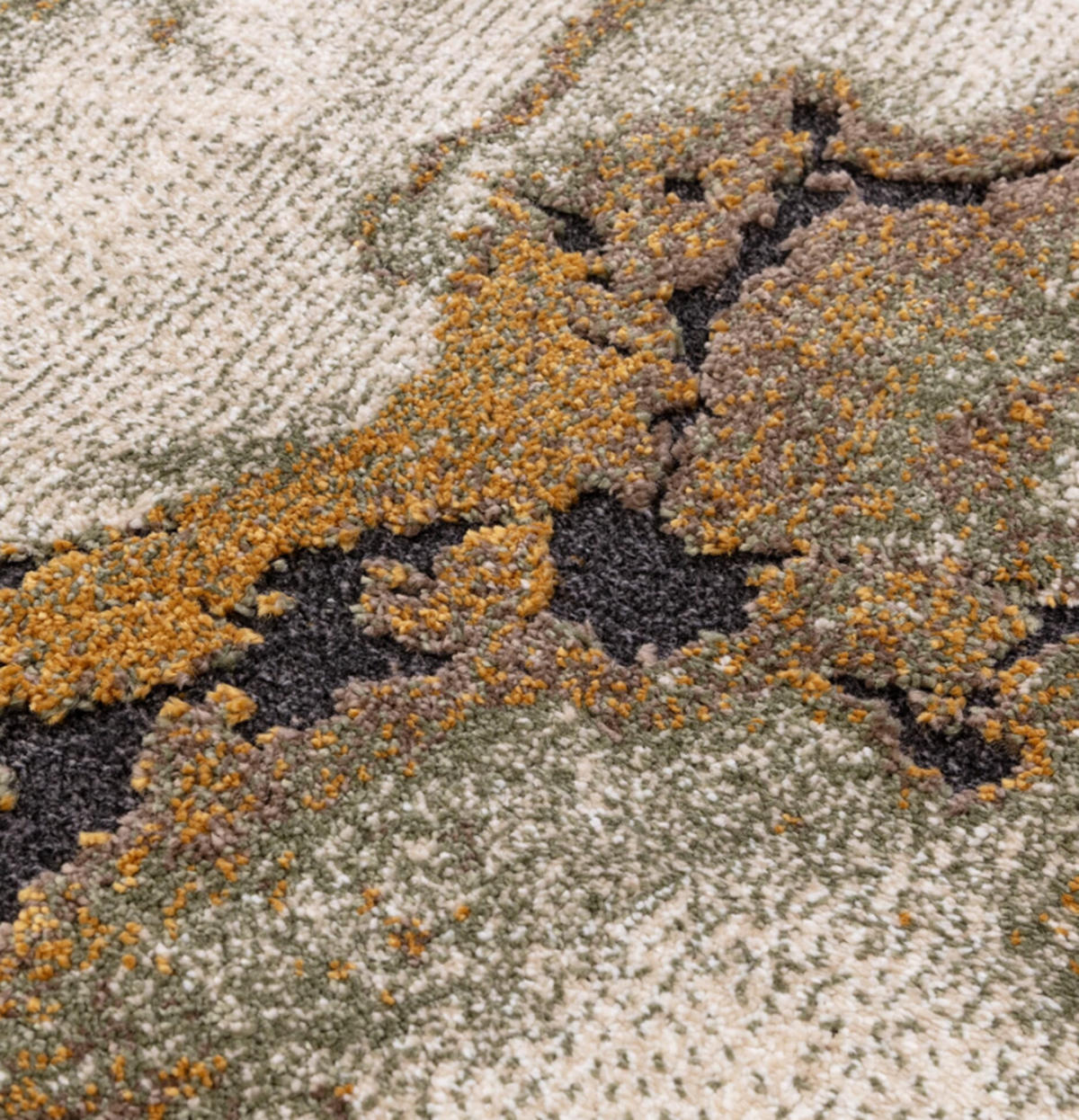 TEPPICH Flachgewebe HAVEN Grün 160 x 230 cm - Grün, Textil (160/230cm) - Novatrend