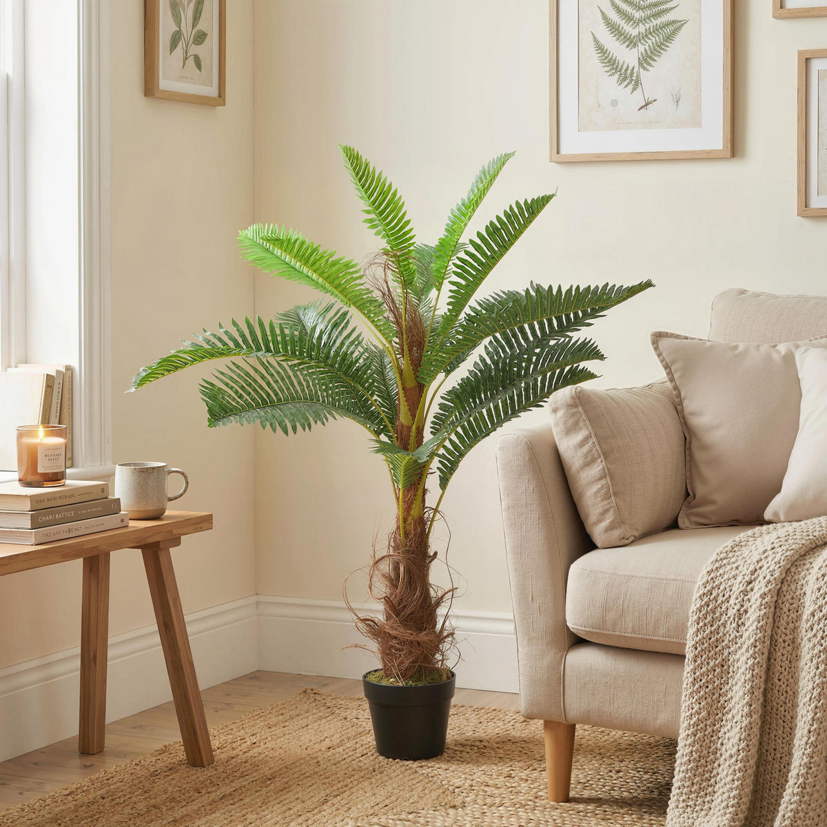 KUNSTBAUM Grün realistisch mit Topf 100 cm - Smaragdgrün, Kunststoff (100cm) - PANGIVO