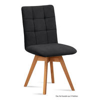 ESSZIMMERSTUHL drehbar (8er-Set) Doria 47x91x60 Eiche geölt/Anthrazit - Eichefarben/Anthrazit, Kunststoff (60/91/47cm) - 58aufmkessel