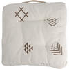 STUHLKISSEN 40/40/6 cm - Weiß, Naturmaterialien (41/41cm) - Home Styling Collection