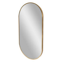 WANDSPIEGEL Corato - Goldfarben, Glas/Metall (38.4/2.8/78.4cm) - [en.casa]