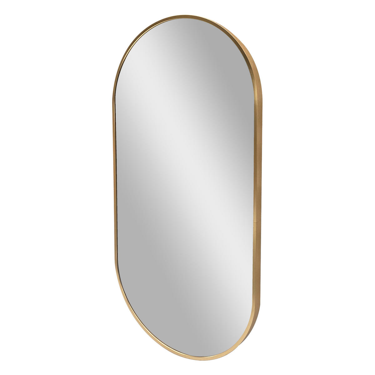 WANDSPIEGEL Corato - Goldfarben, Glas/Metall (38.4/2.8/78.4cm) - [en.casa]